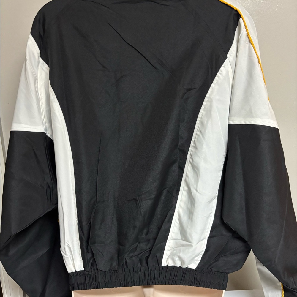 MNML Black, White & Yellow Colorblock Racing Jacket - Picture 2 of 3